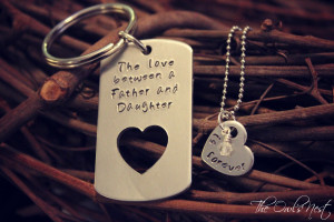 Father Quotes From Daughter Hand stamped father daughter