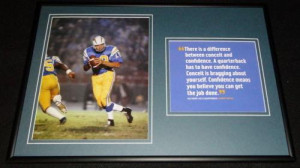 ... Johnny Unitas > Johnny Unitas Chargers Framed 12x18 Photo & Quote