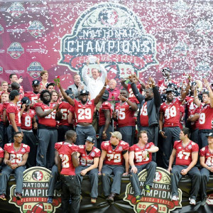 ... Florida State celebrate its national championship on campus Saturday