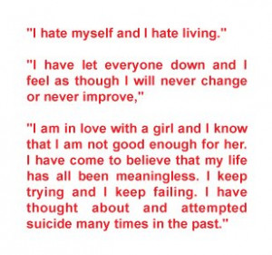 previous attempts of suicide