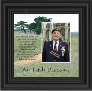 Irish Blessing Memorial Photo Frame Gift