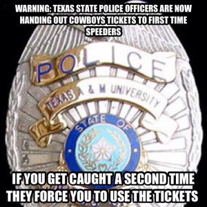 Texas State Police Officers Are Now Handing Out Cowboys Tickets