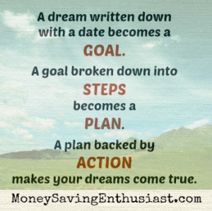 now we begin to break down your goals into steps we design a plan a ...