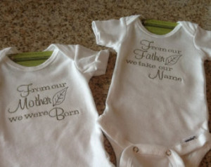 Made Sayings Any Color s Embroidered Twin Siblings Onesie Preemie ...