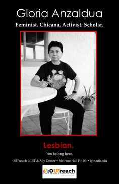 Gloria Anzaldua—feminist, chicana, activist, scholar…lesbian. You ...