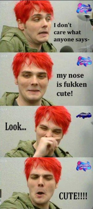 My Chemical Romance Cute Nose