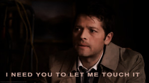 Misha Collins || S6 Gag Reel - supernatural Fan Art