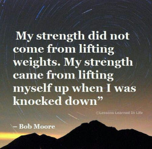 True strength is...
