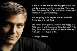 Like a boss: George Clooney’s response to rumors that he’s gay