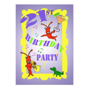 21st Birthday party sign board invitation | Zazzle.co.uk