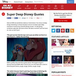 Super Deep Disney Quotes