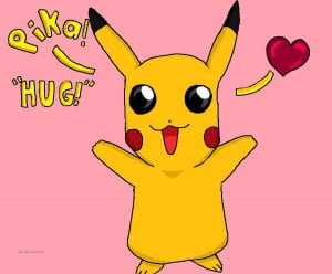pikachu loves you x3 by