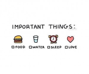 Important Things!