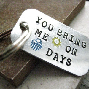 ... aluminum dog tag, silver split ring: Stuff, Quotes Keys, Custom Quotes