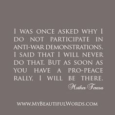 ... Mother Teresa, Favorite Quotes, Brass, Mothers Teresa, Favourite