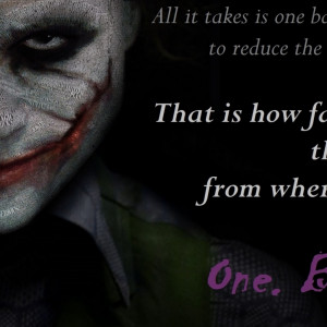 The Dark Knight Joker Quotes