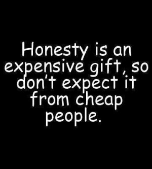 Honesty quote