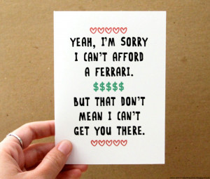 Funny I love you valentines day Card 2014