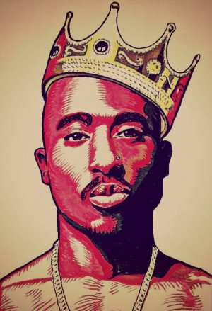tupac painting as king http www tumblr com tagged tupac