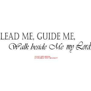 Lead Me,Guide Me Walk Beside Me Religious God Jesus License Plate