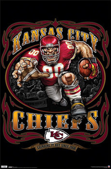 Kansas City Chiefs GRINDING IT OUT SINCE 1960 Poster - NFL Football ...