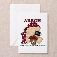 Baby Pirate 1st Greeting Card for