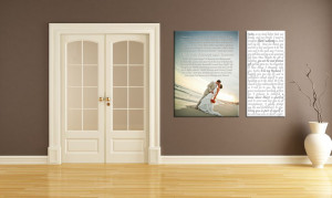 ... and Quotes on Family and Love canvas wall art your words photos