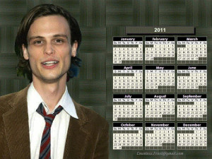 Dr. Spencer Reid Spencer Reid - 2011 calendar