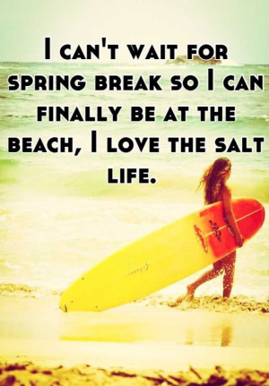 can't wait for spring break so I can finally be at the beach, I love ...