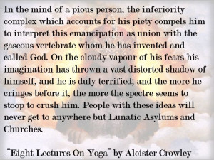 Quotes by Aleister Crowley | ... Lectures On Yoga