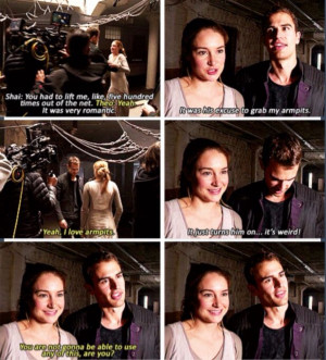 Funny moments Filming Divergent