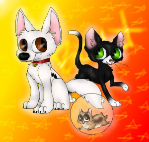 Bolt And Rhino Bolt rhino and mittens by