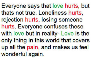 Lonely Quotes - Loneliness - Quote - Loneliness hurts, rejection hurts ...