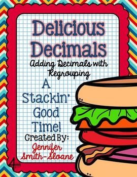 SALE! Only $1 from January 1-4. Delicious Decimals- Adding Decimals ...