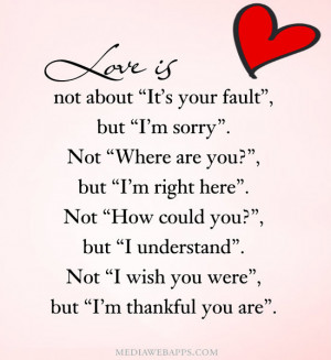 ... not about it s your fault but i m sorry not where are you but i m