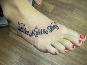 foot browse foot tattoo quotes quotes tattoos on foot tattoo side foot ...