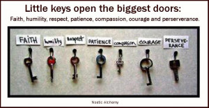 Little keys open the biggest doors!