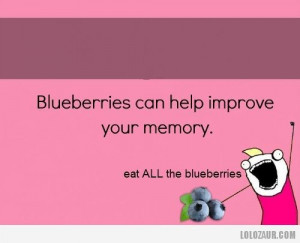 Blueberries can help improve your memory