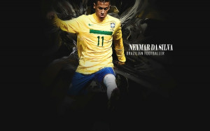 sports soccer brazil silva brazilian football star santos fc neymar jr ...