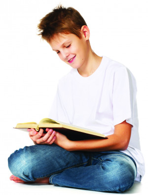 As boys move into secondary school, where there is a reliance on text ...