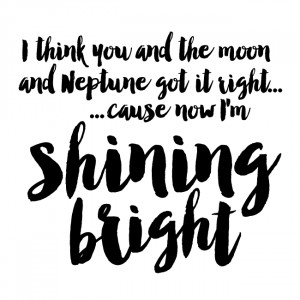 So...you know my one little word for 2015 is Shine...