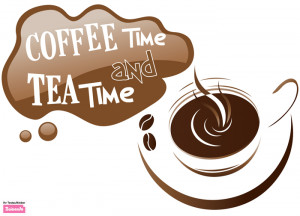 Wall Sticker Coffee And Tea Time 1