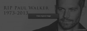 RIP Paul Walker Facebook Covers More Celebrity Covers for Timeline
