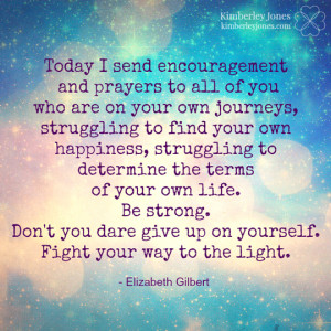 Keep your light and sparkle going. I’m rooting for you ♥
