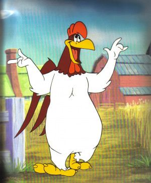 leghorn is a breed of chicken, and foghorn describes the character's ...