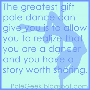 November Pole Blog Hop: Giving Thanks to Finding Your Dancer