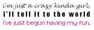 quotes girly 925 crazy fun girl Crazy People Quotes