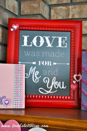 Sweet & Sparkly Valentines Day Frames