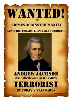 ANDREW JACKSON Wanted Poster PICTURES PHOTOS and IMAGES