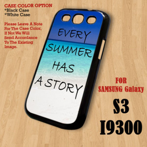 Summer Ocean Beach Quote for Samsung Galaxy S3 Black Hard Case, Please ...